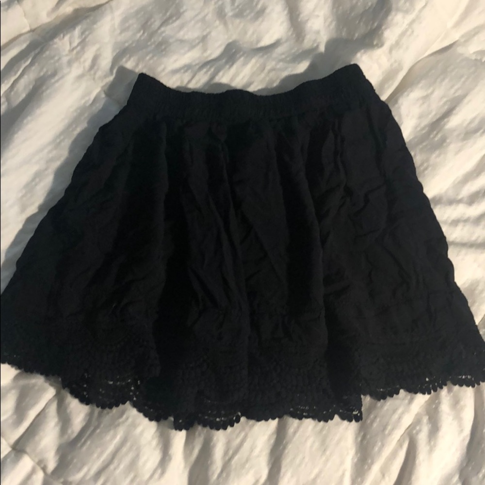 Black Lacy Skirt
